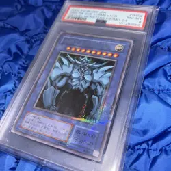 PSA8 Yugioh G4-02 Obelisk the Tormentor Secret Rare Japanese GB Promo - Image 2