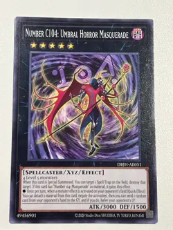Yugioh Asian English Number C104: Umbral Horror Masquerade DBJH-AE051 Common NM - Image 2