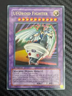 Yugioh UFOroid Fighter CRV-EN034 Ultra Rare 1st Ed VLP - Image 1