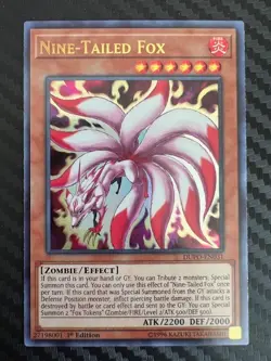 Yugioh Nine-Tailed Fox DUPO-EN031 Ultra Rare 1st Ed VLP - Image 1