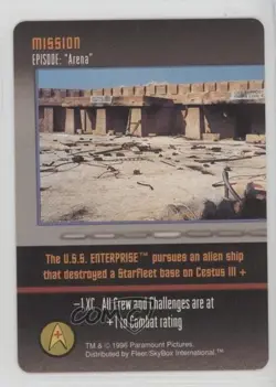 1996 Star Trek - The Card Game Mission Episode: Arena - Image 1
