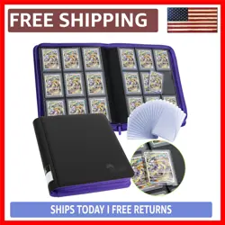 9-Pocket Trading Card Binder - Protects 252 Cards, Ultra Clear Sleeves - Image 1