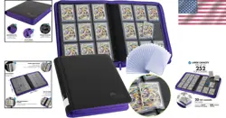 9-Pocket Trading Card Binder - Protects 252 Cards, Ultra Clear Sleeves - Image 2