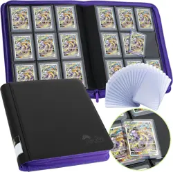 9-Pocket Trading Card Binder - Protects 252 Cards, Ultra Clear Sleeves - Image 3
