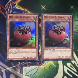 Yugioh! Red-Eyes B. Chick LCJW-EN038 x2 Super Rare 1st Edition VLP/NM - Image 1