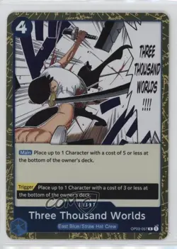 2024 One Piece Card Game: Premium PRB-01 The Best Reprint Three Thousand Worlds - Image 1
