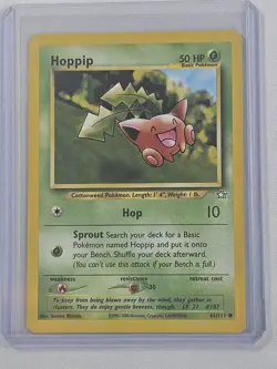 Hoppip Pokemon Card TCG - 61/111 - Neo Genesis 2000 - NM - Image 1