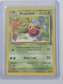 Pokemon Card Weepinbell 48/64 Jungle Set UNCOMMON - LP - Image 1