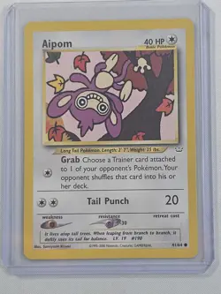 Aipom 41/64 Neo Revelation - Common Pokemon Card - NM/Mint - Image 1
