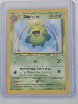Skiploom - 52/64 - Neo Revelation - Common - Unlimited - Pokemon TCG Card - NM - Image 1
