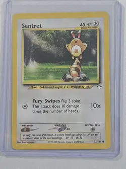 Sentret 71/111 Neo Genesis - Common Pokemon Card - NM/Mint - Image 1