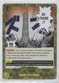 2024 One Piece Card Game: Premium PRB-01 The Best Reprint Pirate Foil El Thor - Image 1