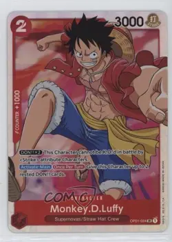 2024 One Piece Card Game: Premium PRB-01 The Best Reprint SR Monkey D Luffy - Image 1