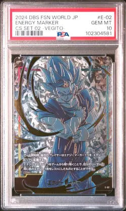 Dragon Ball Fusion World Vegito Energy Marker PSA 10 Authentic Graded Card Japan - Image 1