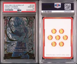 Dragon Ball Fusion World Vegito Energy Marker PSA 10 Authentic Graded Card Japan - Image 2