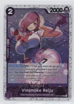 2024 One Piece Card Game: Premium PRB-01 Reprint Pirate Foil Vinsmoke Reiju - Image 1
