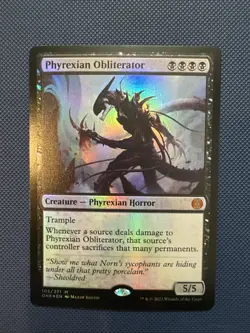 MTG Phyrexian Obliterator - Phyrexia: All Will Be One (ONE) NM Foil - Image 1