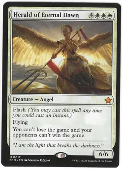 Magic the Gathering MTG - Foundations: Herald of Eternal Dawn Mythic Card #17 - Image 1
