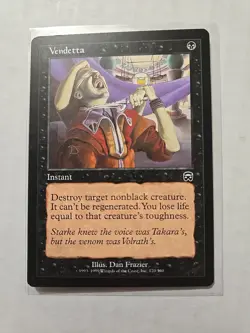 Vendetta - Mercadian Masques - LP - MTG Magic - Common - Instant - Image 1