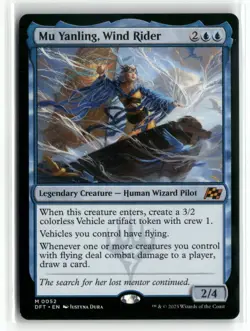 Mu Yanling, Wind Rider 0052 Aetherdrift DFT MTG Magic - Image 1