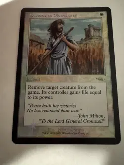 MTG FNM FOIL Swords to Plowshares Magic the Gathering - Image 1