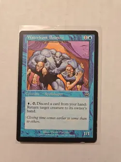 Waterfront Bouncer - Mercadian Masques - MP - MTG Magic - Common - Creature - Image 1