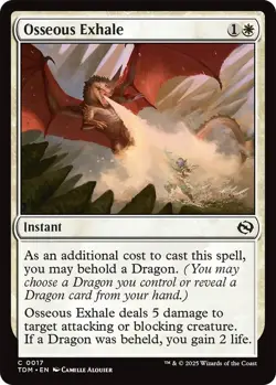 MTG Osseous Exhale [Tarkir: Dragonstorm] - Image 1