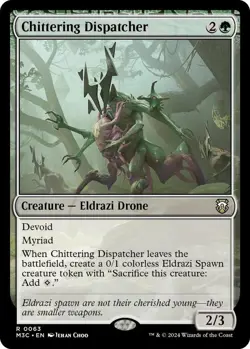 MTG Chittering Dispatcher (Ripple Foil) [Modern Horizons 3 Commander] - Image 1