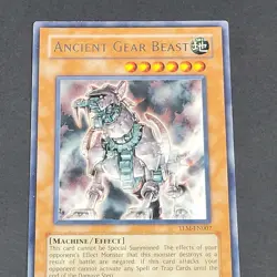 Yugioh TCG - Ancient Gear Beast - TLM-EN007 - LP - Unlimited - Machine Rare 2006 - Image 4