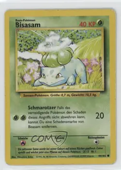 Bulbasaur German Pokemon Base Set #44 1999 - Image 1