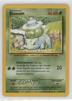Bulbasaur German Pokemon Base Set #44 1999 - Image 1