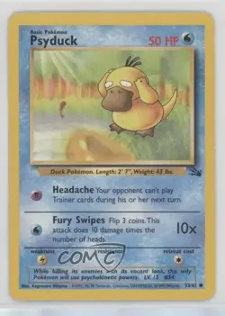 Psyduck Pokemon Fossil #53 1999 - Image 1