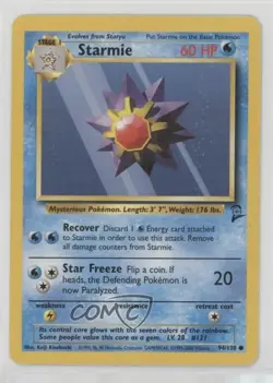 Starmie Pokemon Base Set 2 #94 2000 - Image 1