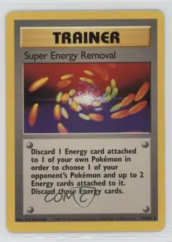 Super Energy Removal Pokemon Base Set #79 1999 - Image 1