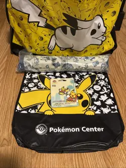 Pokemon World Championships 2025 Anaheim Pikachu Varsity Play Mat - IN HAND - Image 1