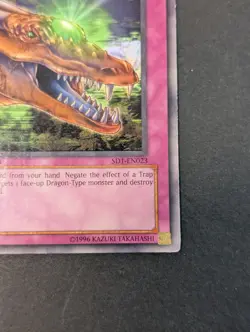 Yugioh TCG - 1x The dragon's Bead - SD1-EN023 - LP - 1st Edition - 2004 - Trap - Image 5