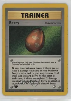 Berry 1st Ed. Pokemon Neo Genesis #99 2000 - Image 1