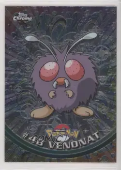 Venonat Topps Chrome Pokemon TV Animation Edition #48 2000 - Image 1