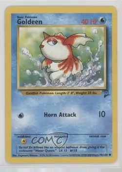 Goldeen Pokemon Base Set 2 #76 2000 - Image 1