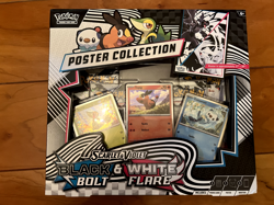 POKEMON SV10.5 BLACK BOLT WHITE FLARE POSTER COLLECTION BOX - NEW SEALED - Image 1