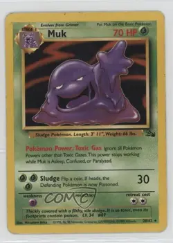 Muk Pokemon Fossil #28 1999 - Image 1