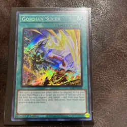 Yugioh Gordian Slicer ALIN-EN066 Secret Rare 1st Edition NM - Image 1