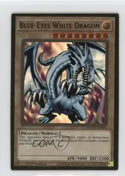 Blue-Eyes White Dragon 1st Ed. YuGiOh Maximum Gold: El Dorado #MGED-EN001 - Image 1
