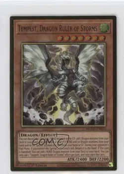 Tempest Dragon Ruler of Storms 1st Ed. YuGiOh Maximum Gold: El Dorado - Image 1