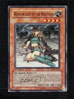 Warrior Lady of the Wasteland 1st Ed. YuGiOh 's Triumph Structure Deck 2005 - Image 1