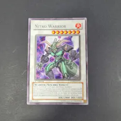 Yugioh TCG -1x Nitro Warrior - DP08-EN013 - LP - 1st - Rare - Synchro - 2008 - Image 5