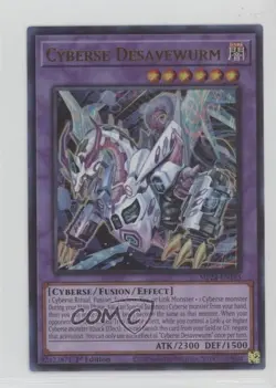 UR - Cyberse Desavewurm 1st Ed. YuGiOh 25th Anniversary Tin: Dueling Mirrors - Image 1
