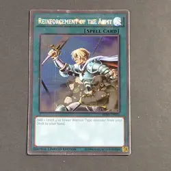 Yugioh - Reinforcement of the Army, NKRT-EN026 - LP - Platinum Rare Limited 2014 - Image 2