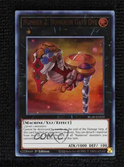Number 2: Numeron Gate Dve 1st Ed. YuGiOh Battles of Legends: Armageddon - Image 1