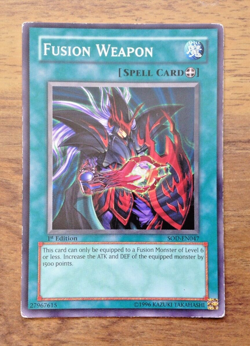 FUSION WEAPON SOD-EN047 COMMON 1ST ED YuGiOh!. Free UK Postage - Image 1
